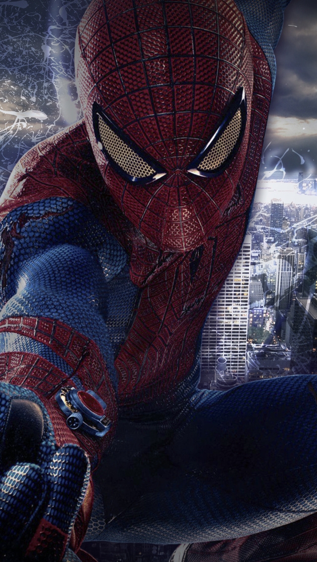 Spiderman Pose for 640 x 1136 iPhone 5 resolution