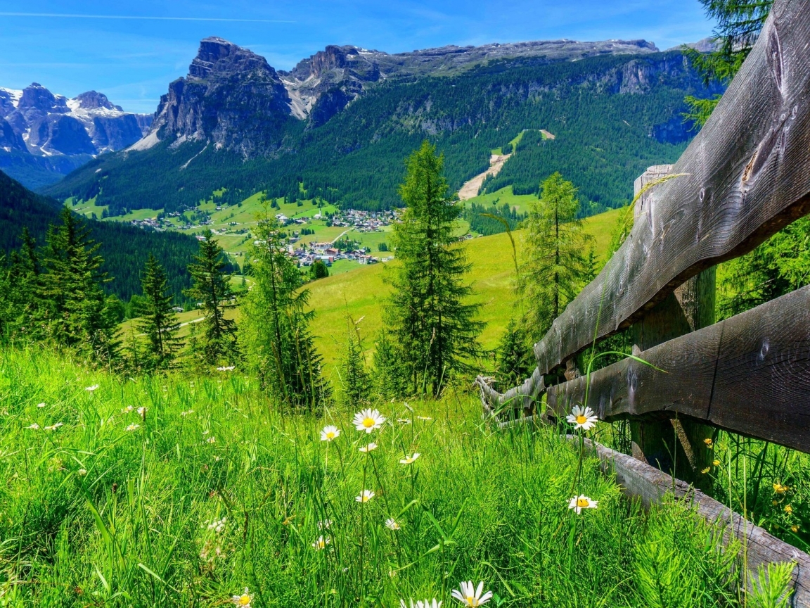 Spring Mountain Landscape for 1152 x 864 resolution