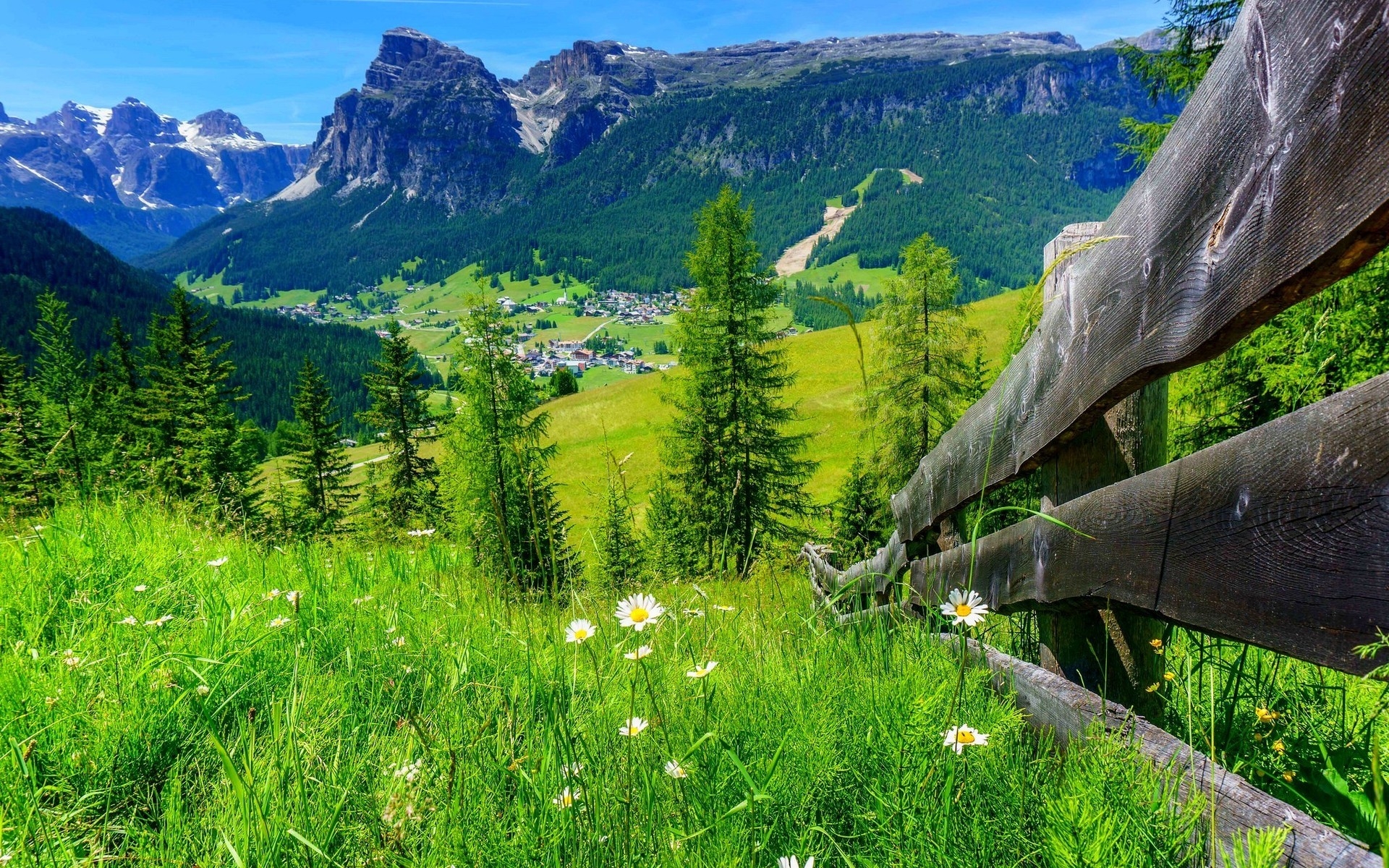 Spring Mountain Landscape for 1920 x 1200 widescreen resolution