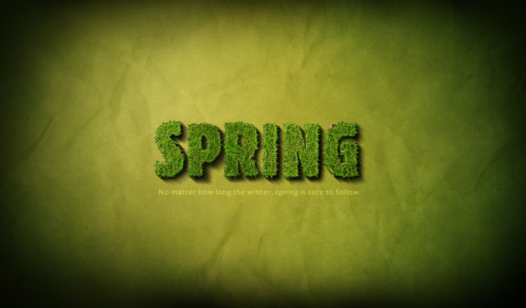 Spring Time Background for 1024 x 600 widescreen resolution