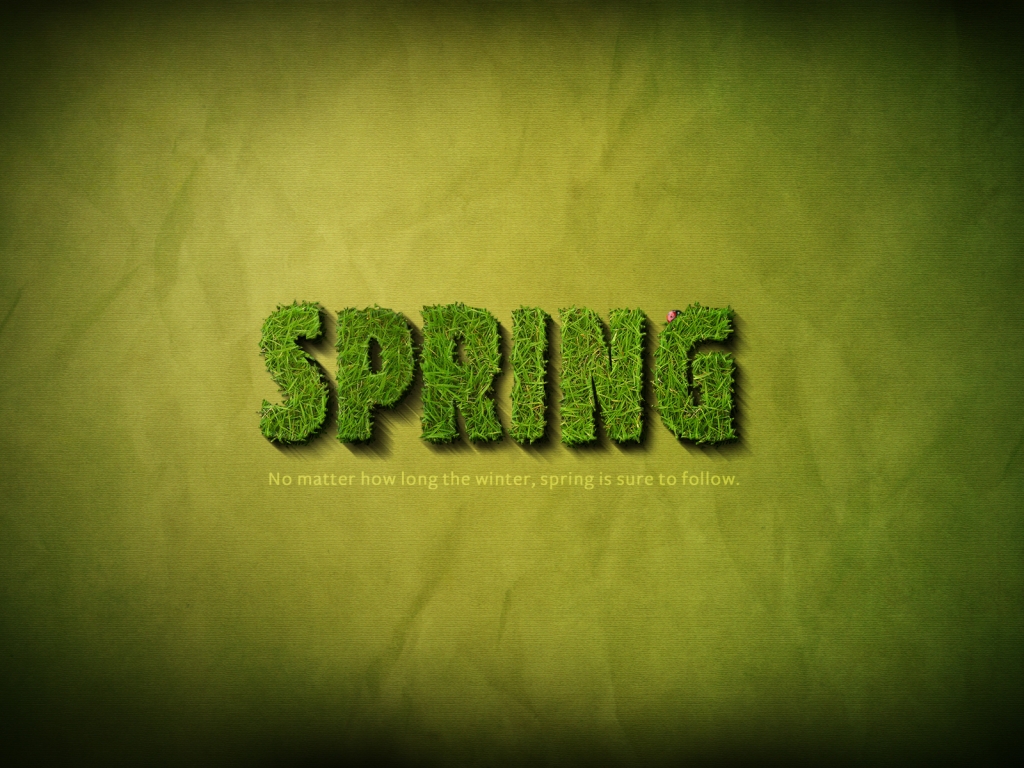 Spring Time Background for 1024 x 768 resolution