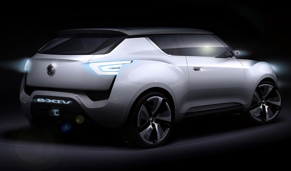 SsangYong e-XIV Rear Concept for 1024 x 600 widescreen resolution