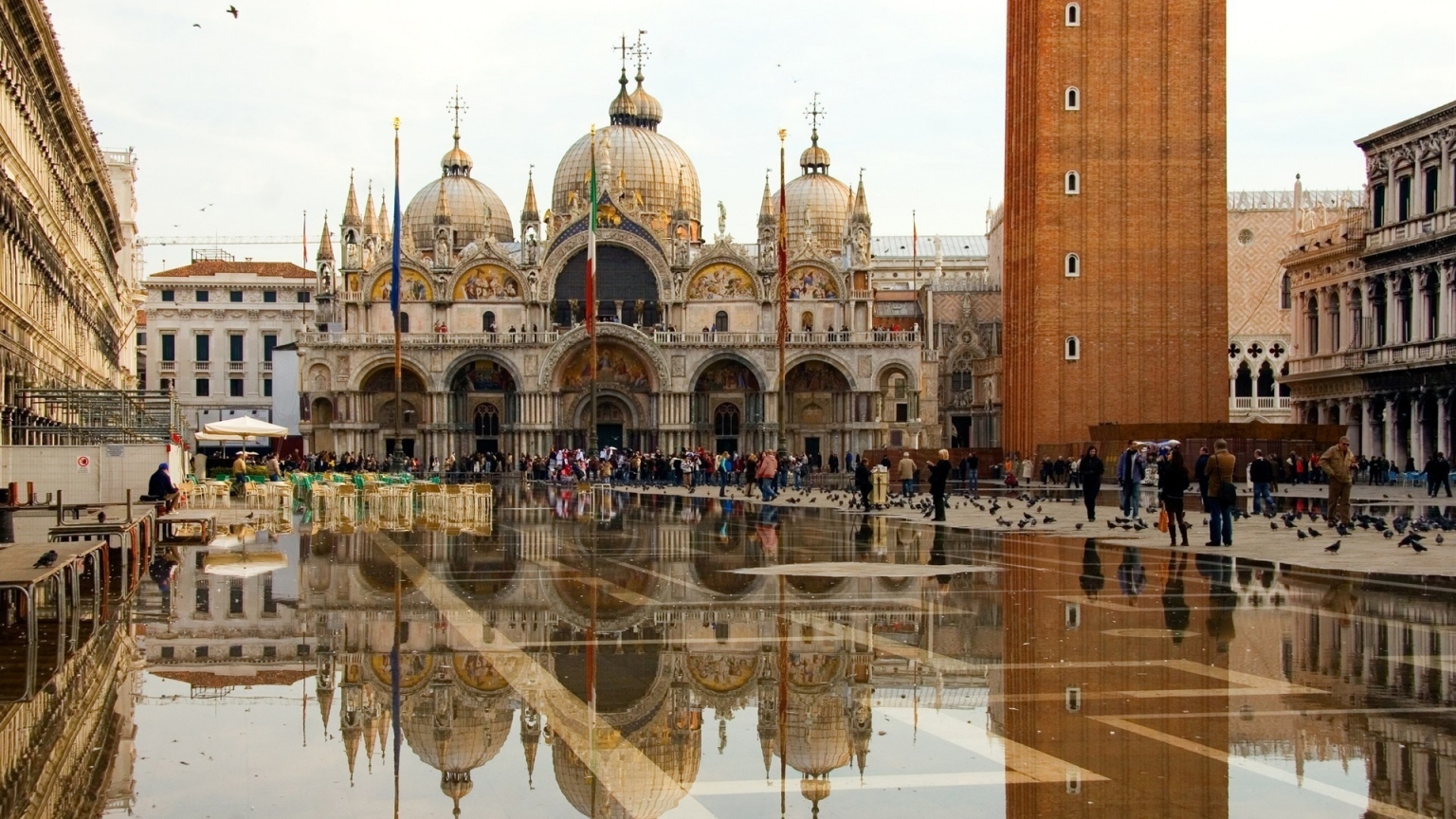 St. Mark Basilica Venice for 1536 x 864 HDTV resolution