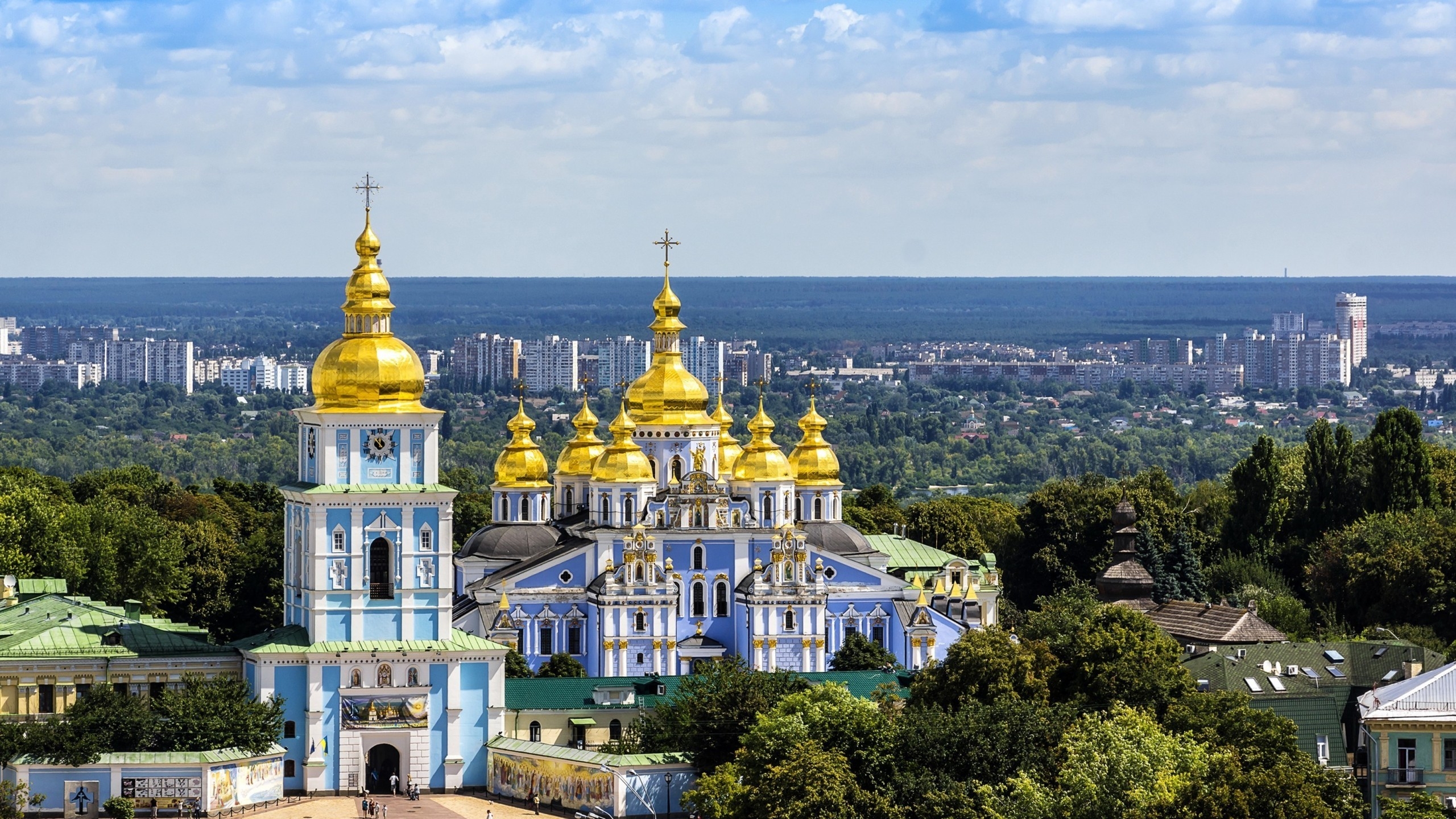 St Michael Cathedral Kiev for 2560x1440 HDTV resolution