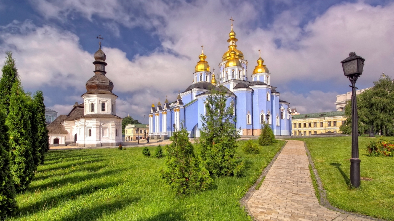St Michael Cathedral Ukraine for 1280 x 720 HDTV 720p resolution
