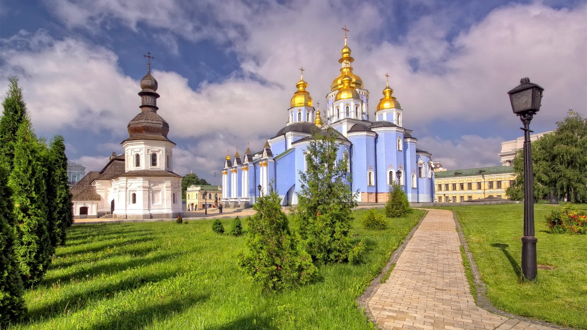 St Michael Cathedral Ukraine for 1920 x 1080 HDTV 1080p resolution