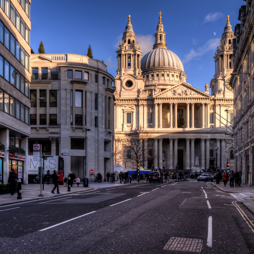 St Pauls Cathedral London for 1024 x 1024 iPad resolution