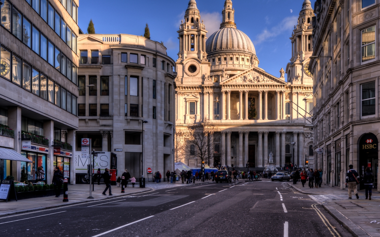 St Pauls Cathedral London for 1280 x 800 widescreen resolution