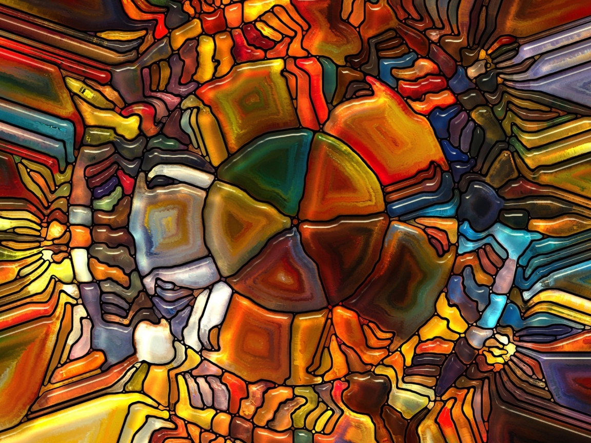 Stained Glass for 1152 x 864 resolution