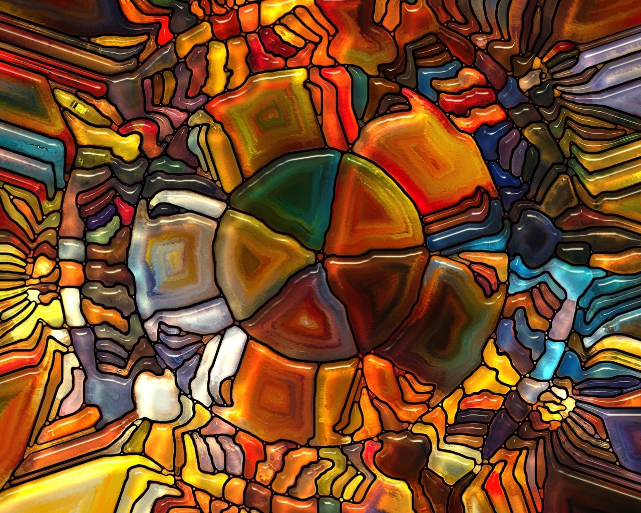 Stained Glass for 1280 x 1024 resolution