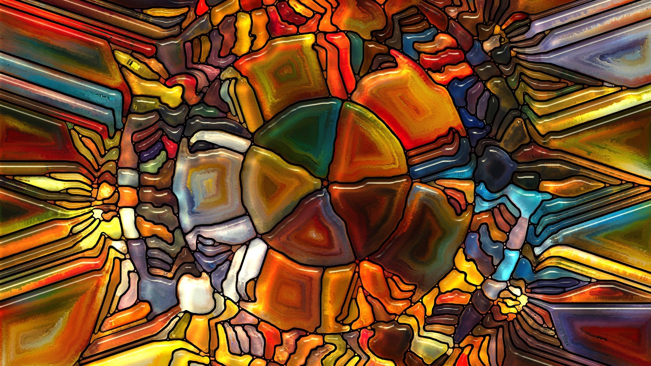 Stained Glass for 2560x1440 HDTV resolution