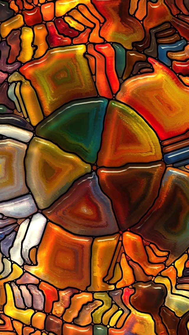 Stained Glass for 640 x 1136 iPhone 5 resolution