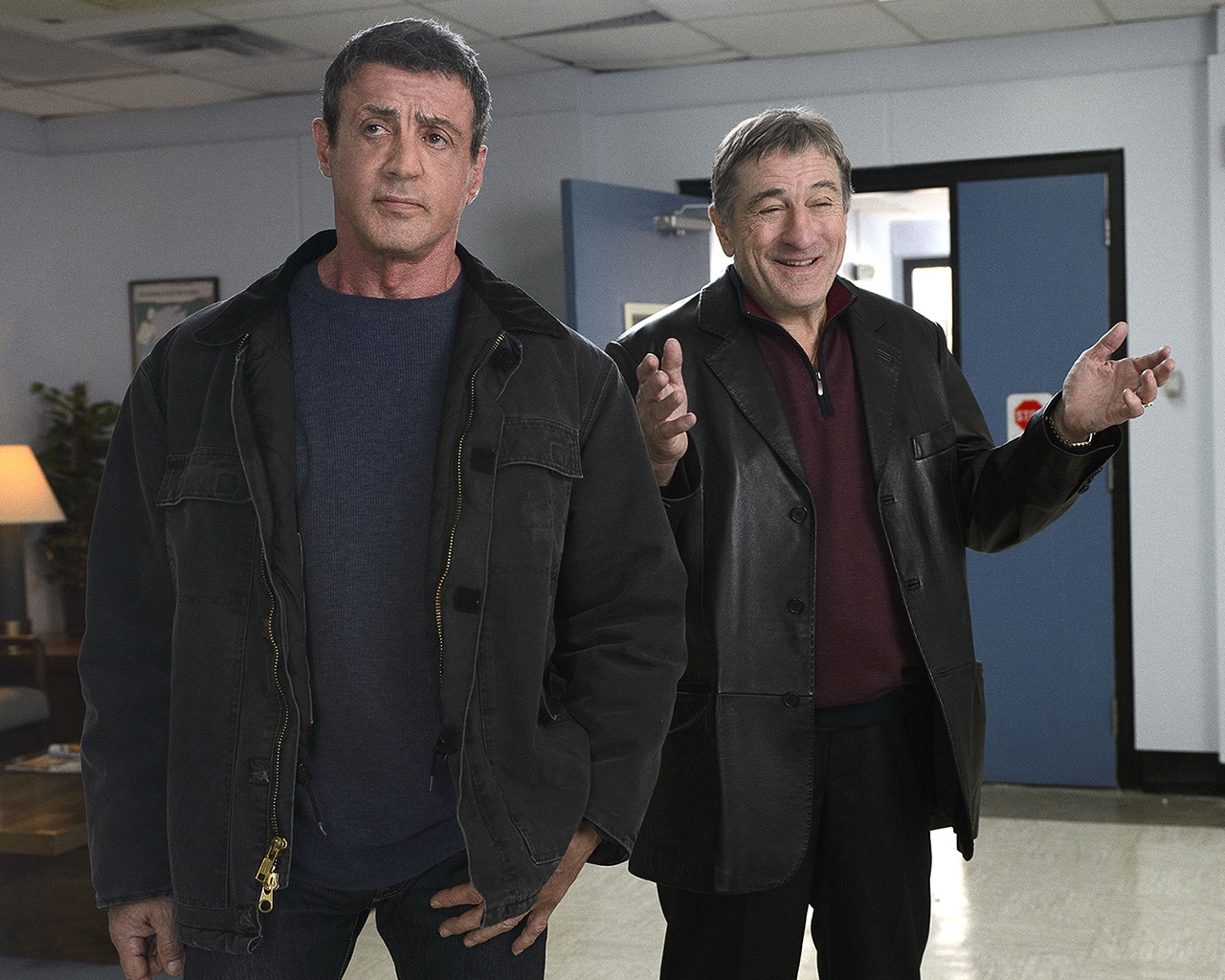 Stallone and Niro in Grudge Match for 1280 x 1024 resolution