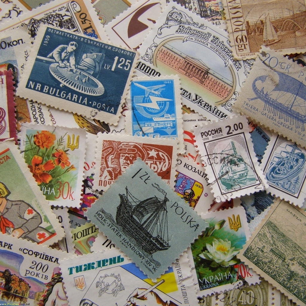 Stamps Collection for 1024 x 1024 iPad resolution