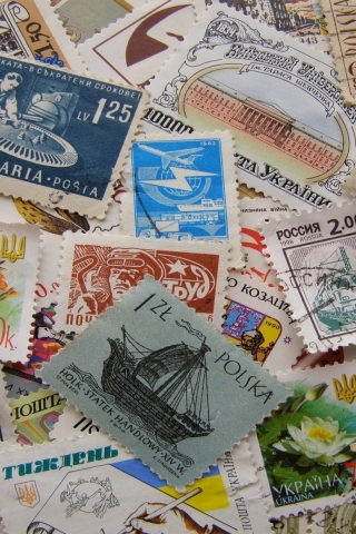 Stamps Collection for 320 x 480 iPhone resolution