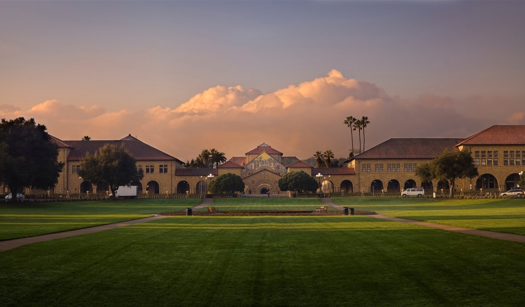 Stanford at Sunrise for 1024 x 600 widescreen resolution