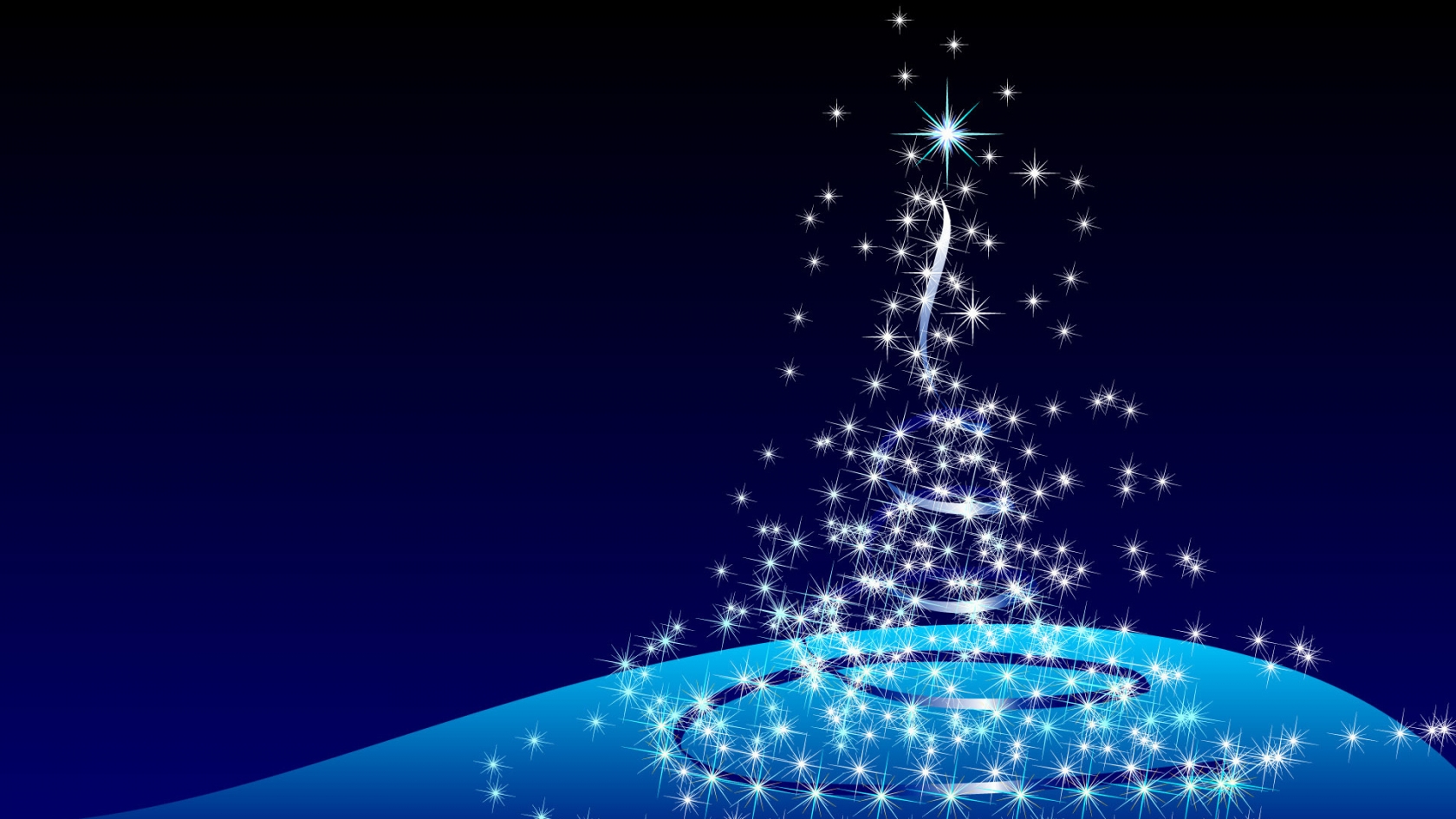 Star Christmas Tree for 1680 x 945 HDTV resolution