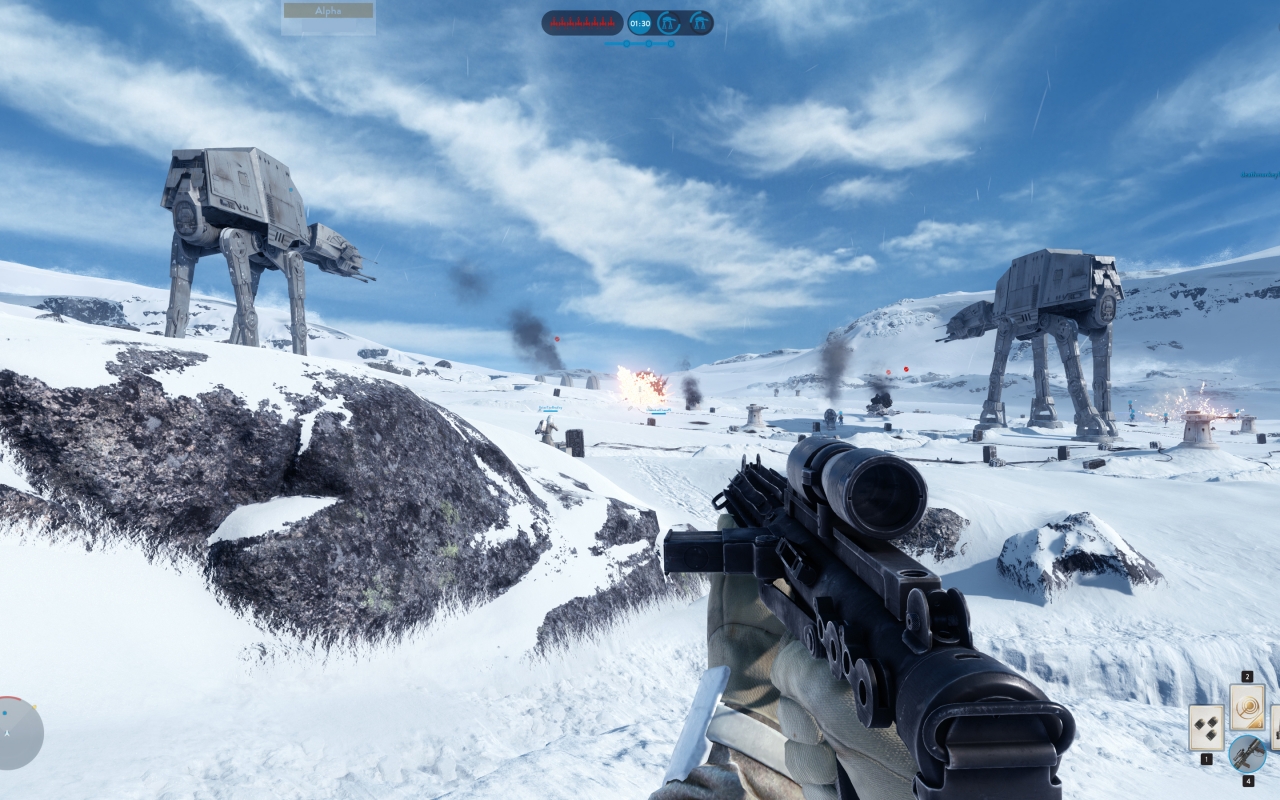 Star Wars Battlefront Gameplay for 1280 x 800 widescreen resolution