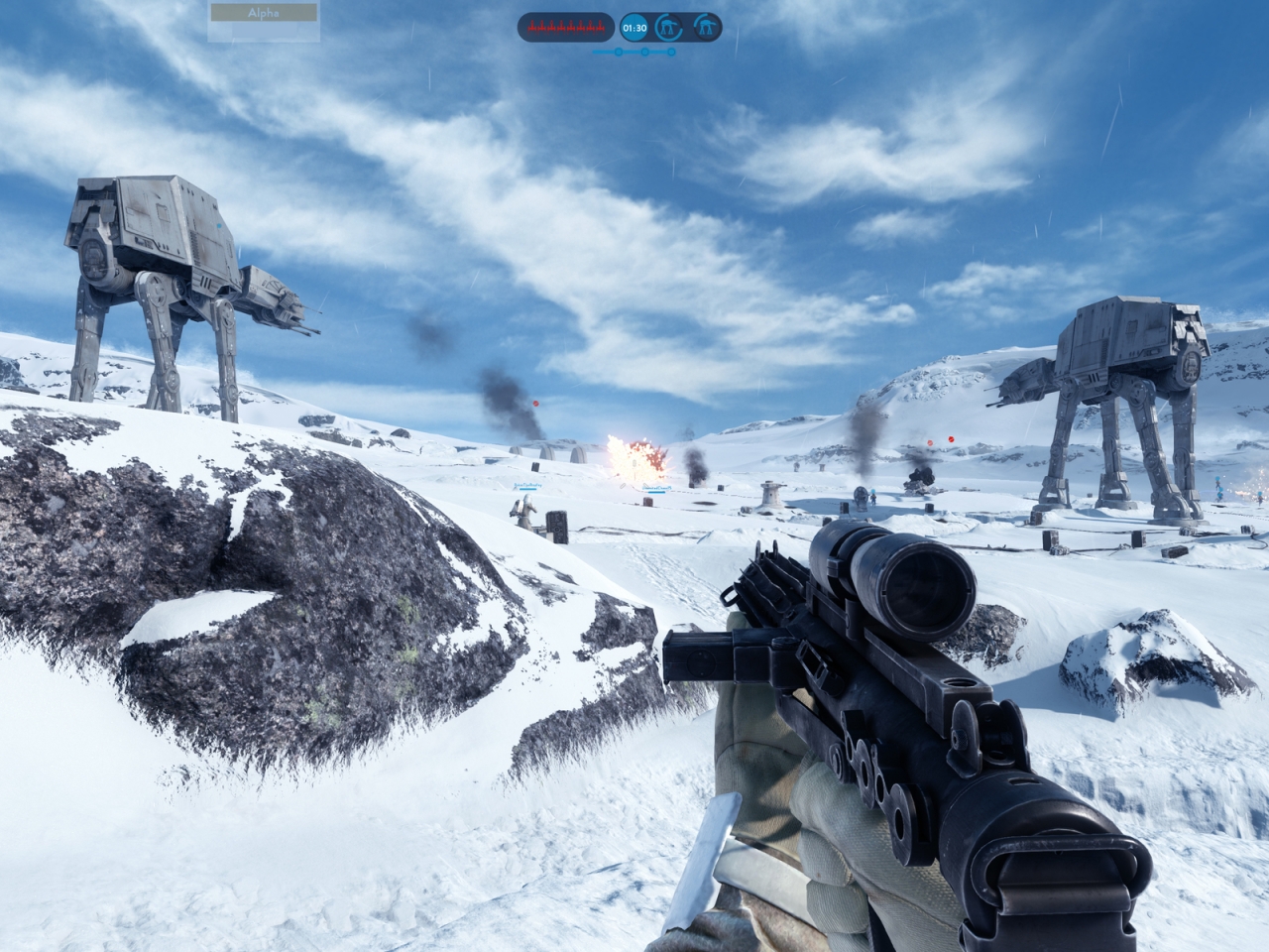 Star Wars Battlefront Gameplay for 1280 x 960 resolution