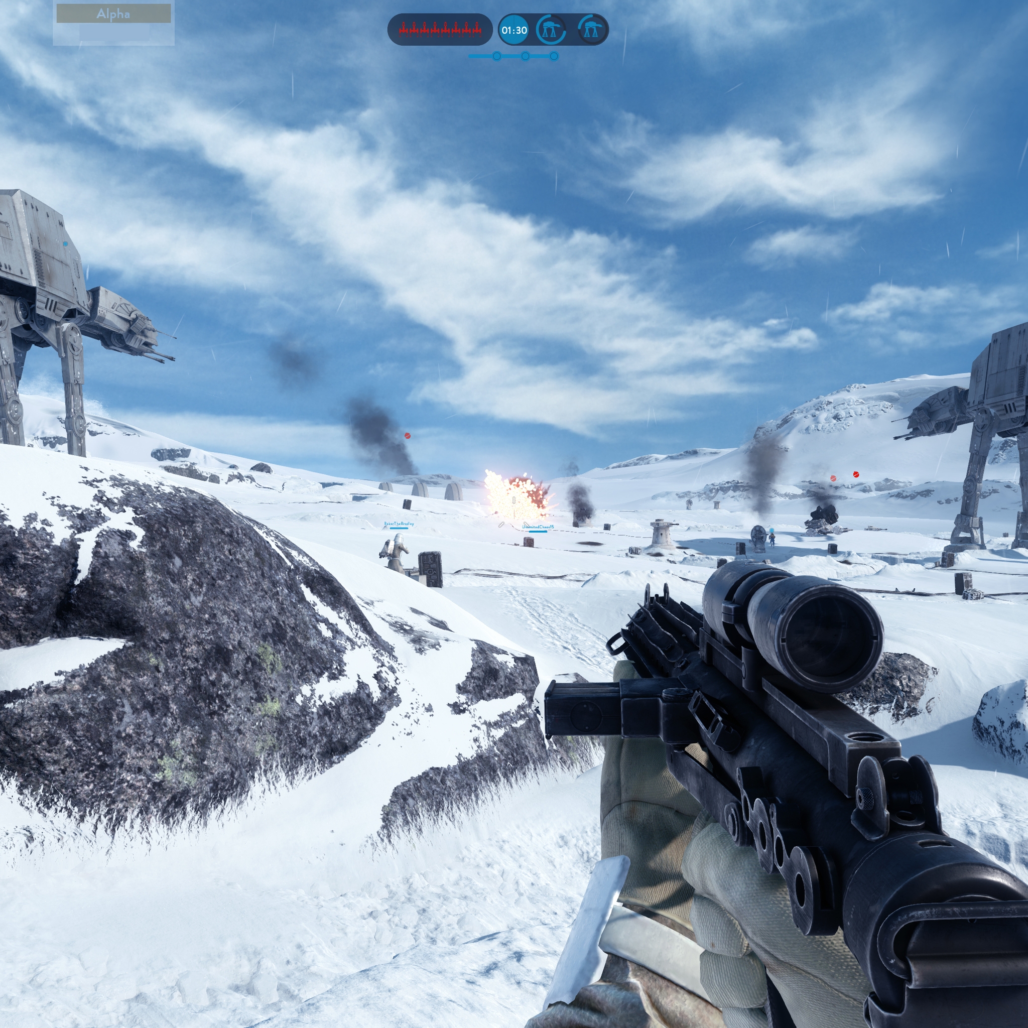 Star Wars Battlefront Gameplay for 2048 x 2048 New iPad resolution
