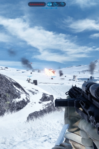 Star Wars Battlefront Gameplay for 320 x 480 iPhone resolution