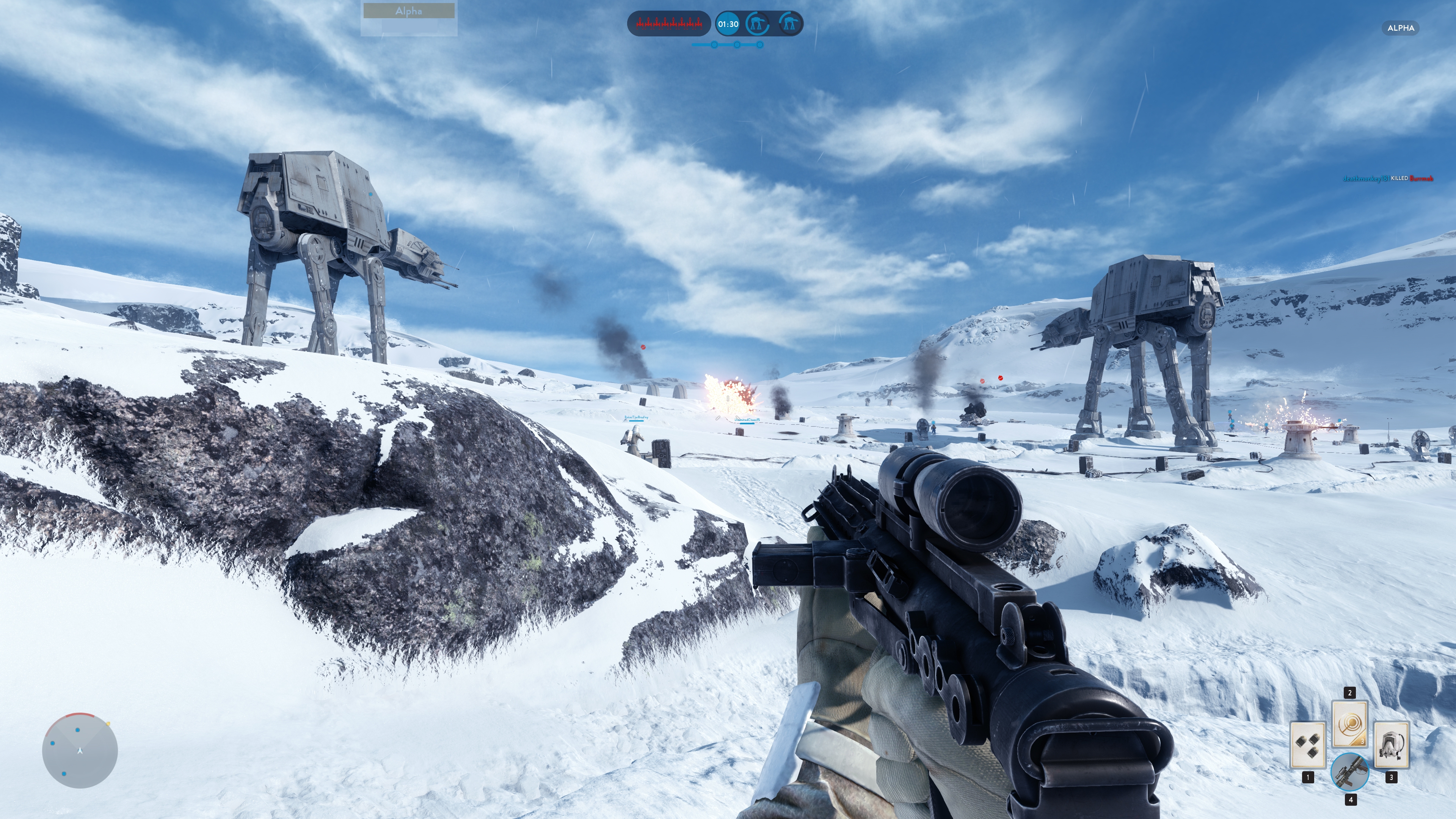 Star Wars Battlefront Gameplay for 3840 x 2160 Ultra HD resolution