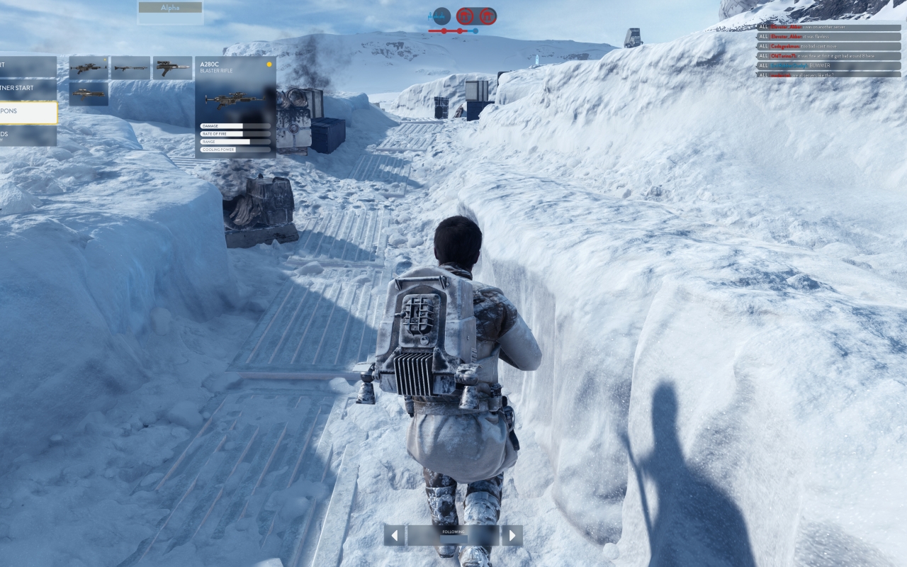 Star Wars Battlefront Gameplay Main Character for 1280 x 800 widescreen resolution