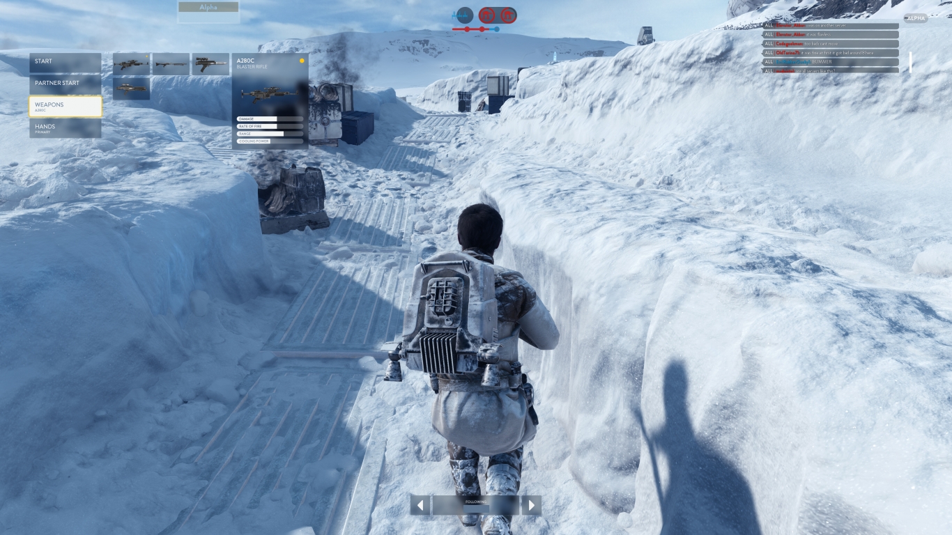 Star Wars Battlefront Gameplay Main Character for 1366 x 768 HDTV resolution