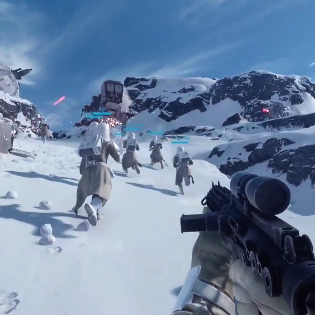 Star Wars Battlefront In Game for 1024 x 1024 iPad resolution