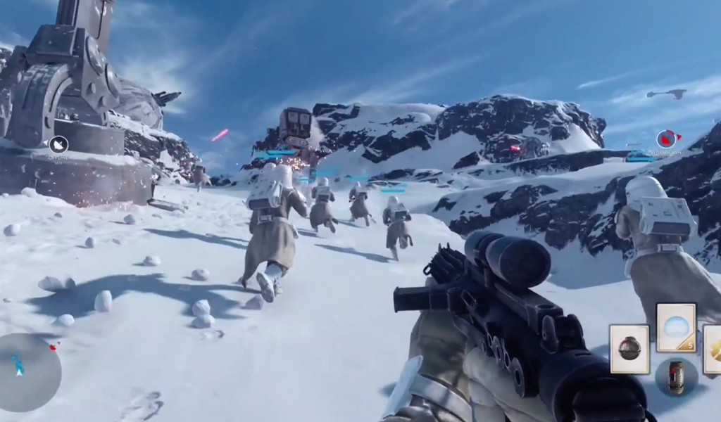 Star Wars Battlefront In Game for 1024 x 600 widescreen resolution