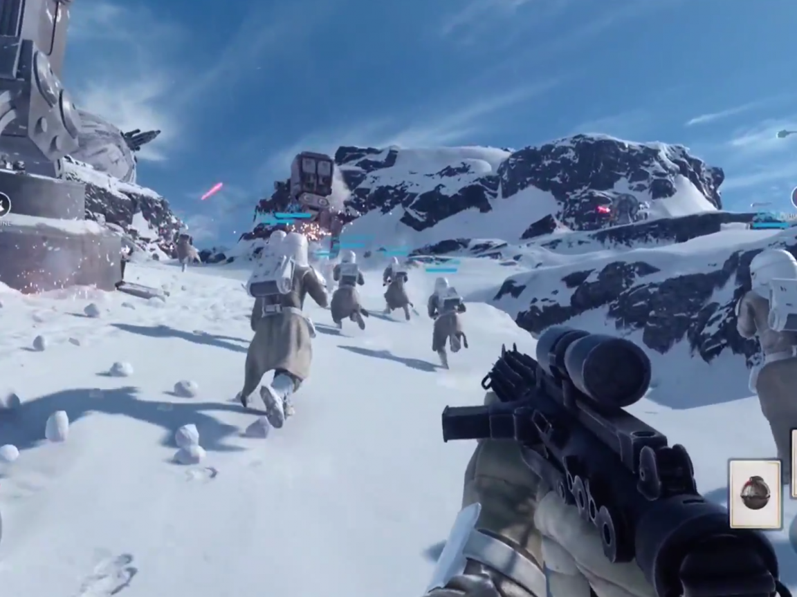 Star Wars Battlefront In Game for 1152 x 864 resolution