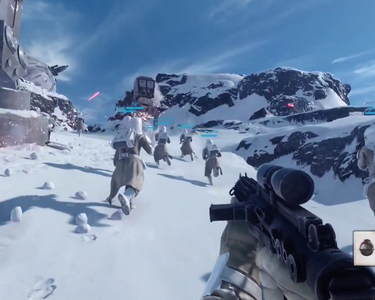 Star Wars Battlefront In Game for 1280 x 1024 resolution