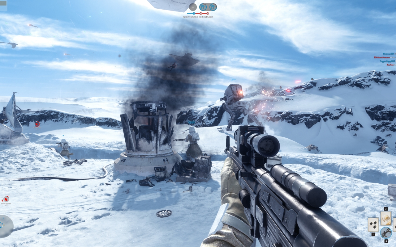 Star Wars Battlefront Leaked Alpha for 1280 x 800 widescreen resolution