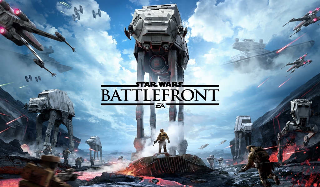 Star Wars Battlefront Poster for 1024 x 600 widescreen resolution