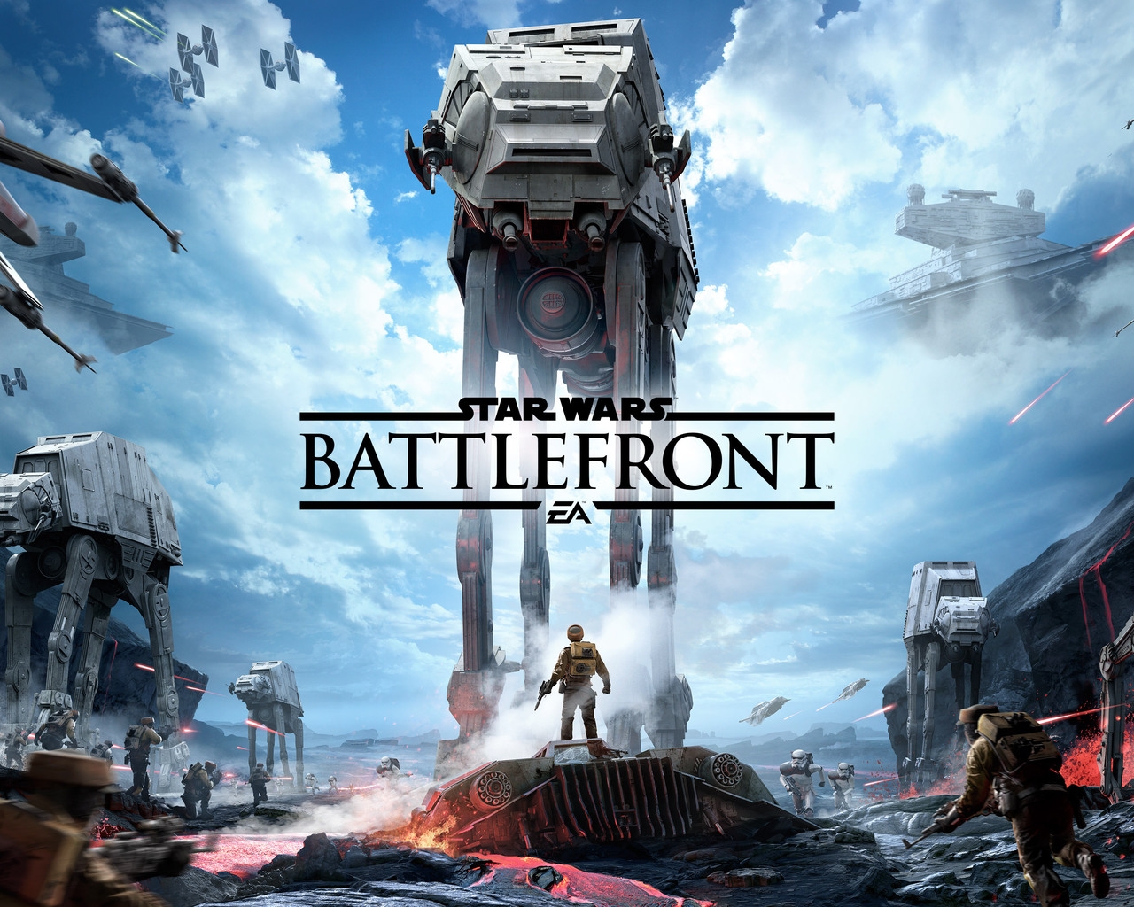 Star Wars Battlefront Poster for 1280 x 1024 resolution
