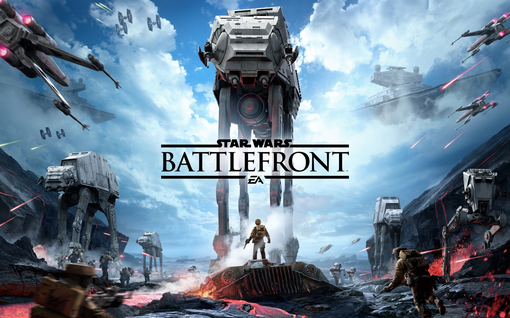 Star Wars Battlefront Poster for 1680 x 1050 widescreen resolution