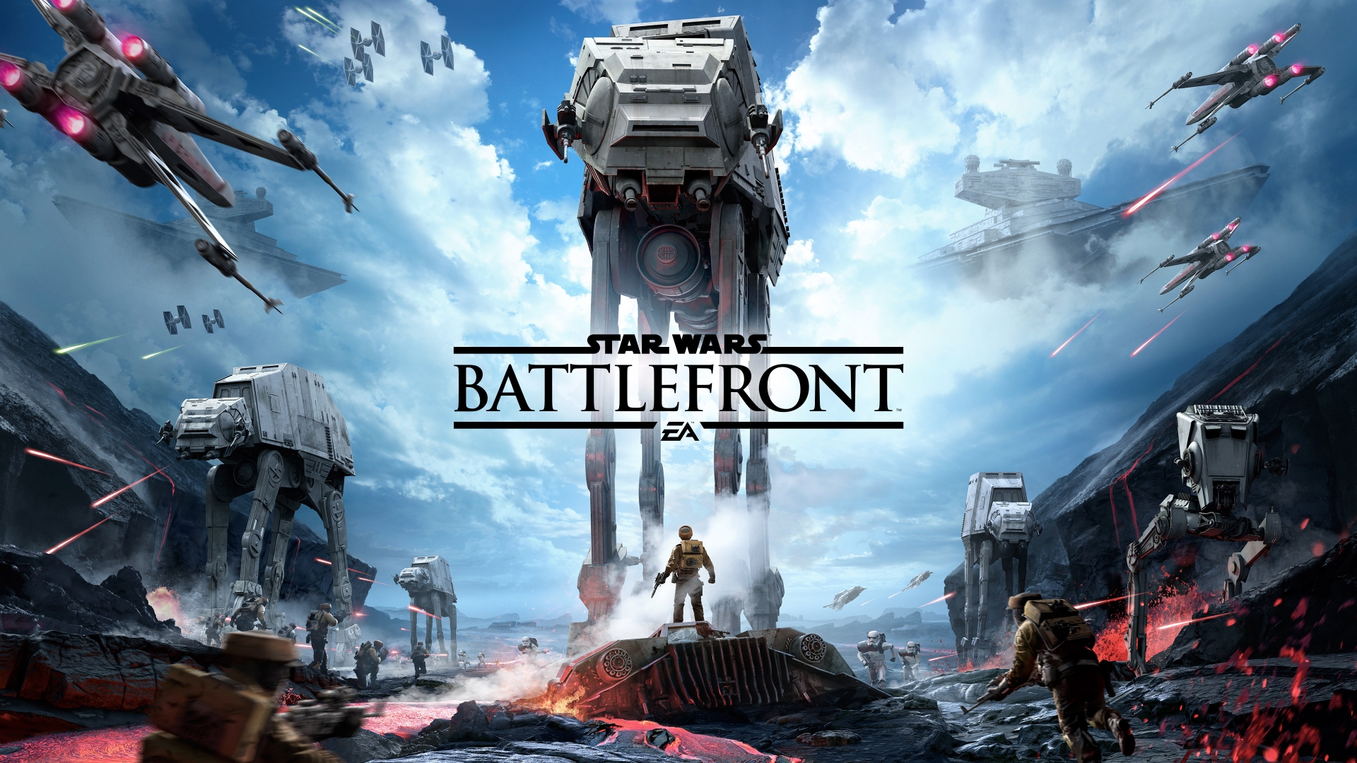 Star Wars Battlefront Poster for 1920 x 1080 HDTV 1080p resolution