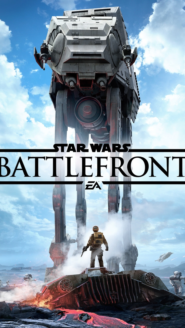 Star Wars Battlefront Poster for 640 x 1136 iPhone 5 resolution
