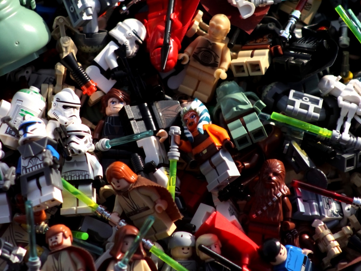 Star Wars Lego Characters for 1152 x 864 resolution