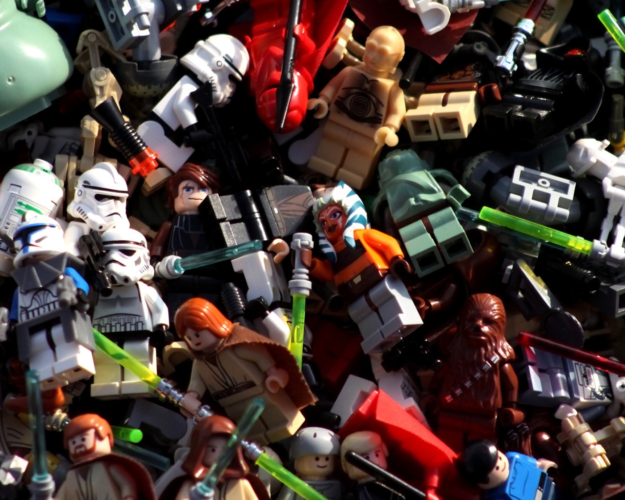 Star Wars Lego Characters for 1280 x 1024 resolution