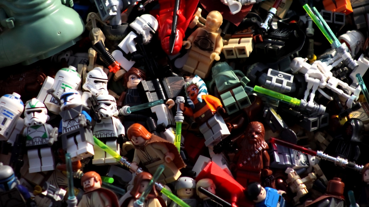 Star Wars Lego Characters for 1280 x 720 HDTV 720p resolution
