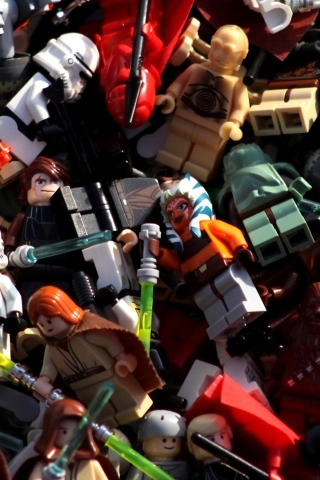 Star Wars Lego Characters for 320 x 480 iPhone resolution