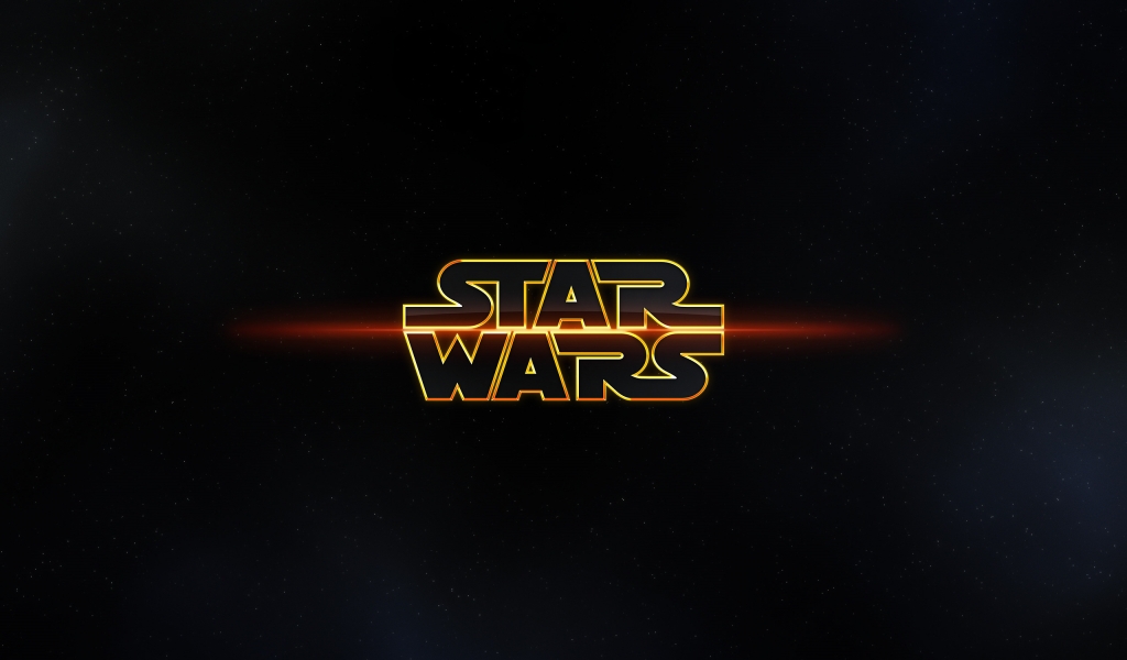 Star Wars Logo for 1024 x 600 widescreen resolution