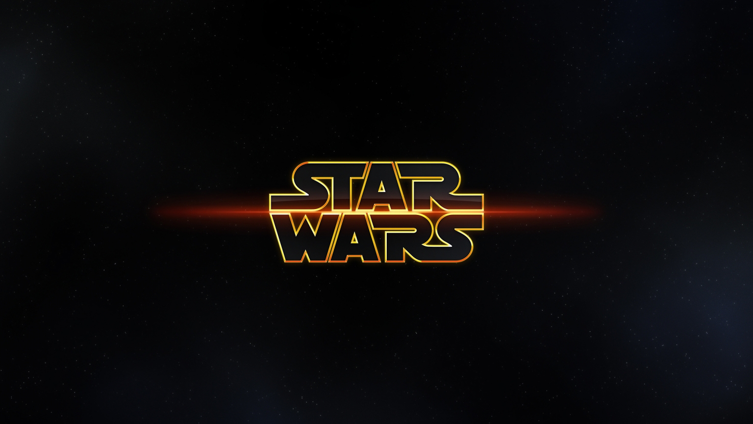 Star Wars Logo for 1536 x 864 HDTV resolution