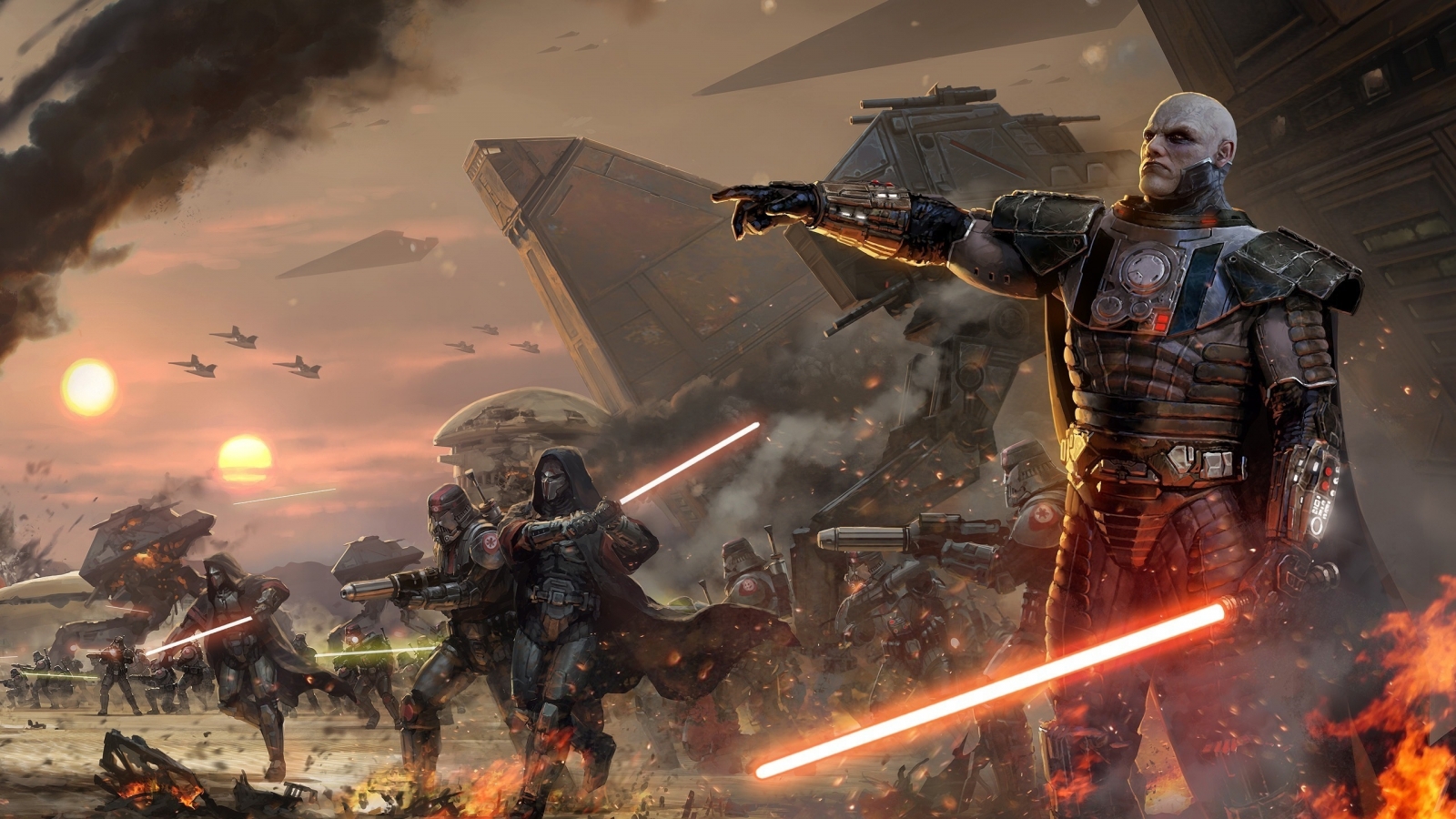 Star Wars Old Republic for 1600 x 900 HDTV resolution