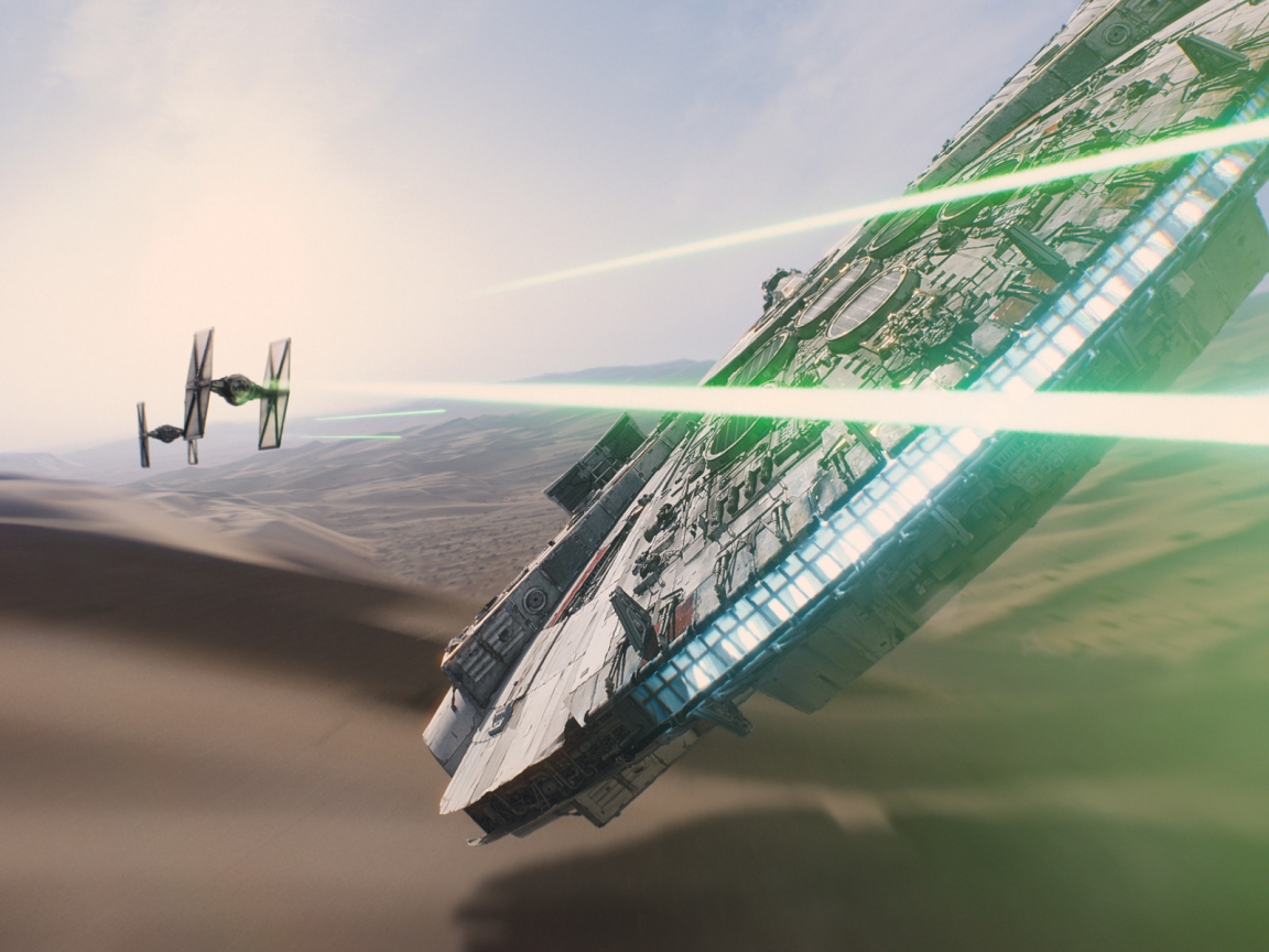 Star Wars The Force Awakens for 1152 x 864 resolution