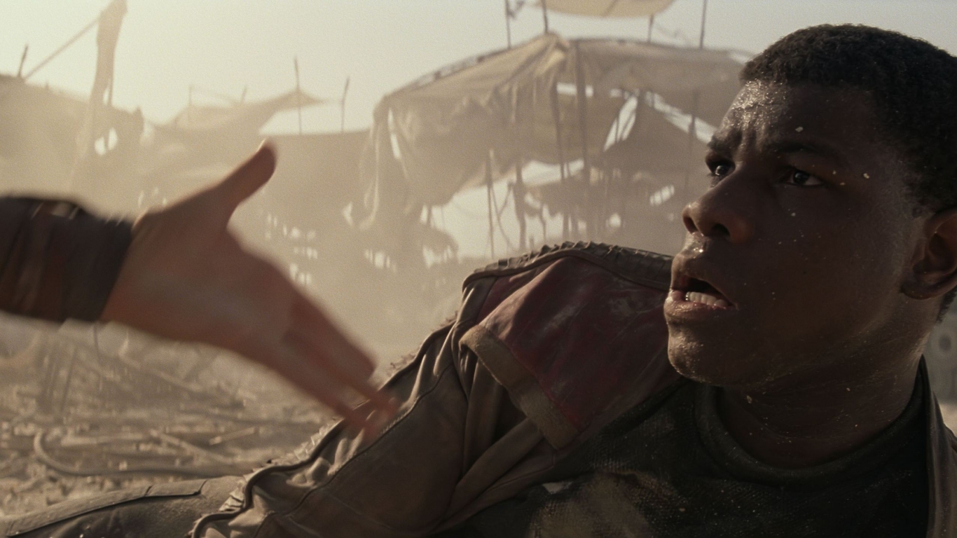 Star Wars The Force Awakens John Boyega for 1366 x 768 HDTV resolution