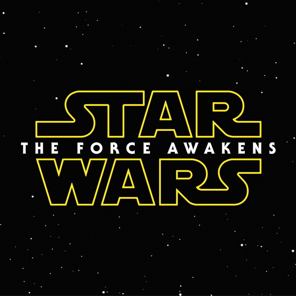 Star Wars The Force Awakens Logo for 1024 x 1024 iPad resolution