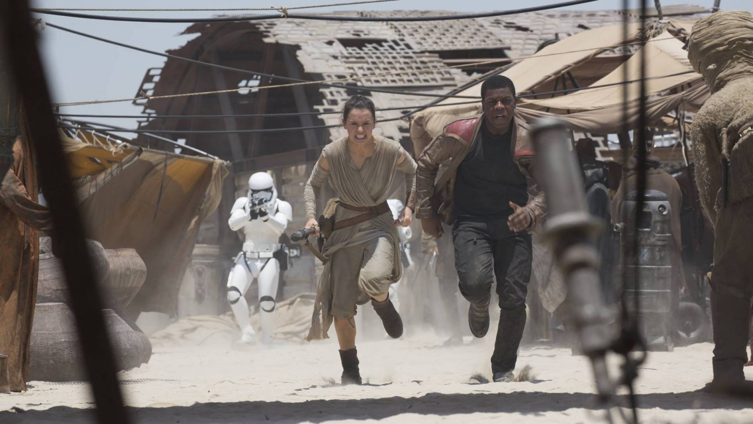 Star Wars The Force Awakens Movie Scene for 1536 x 864 HDTV resolution