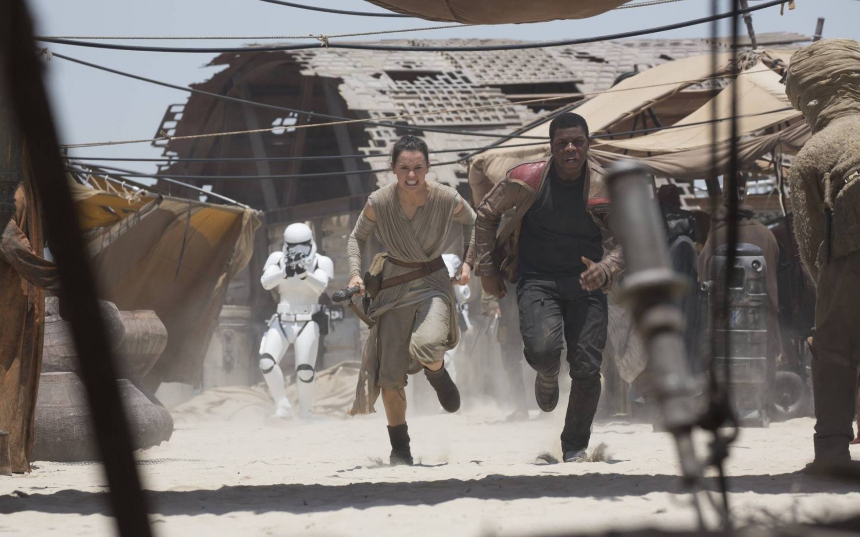 Star Wars The Force Awakens Movie Scene for 1680 x 1050 widescreen resolution